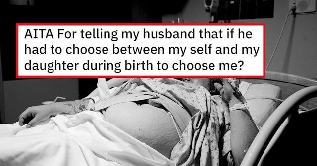 Text of a wife asking if she's an a**hole