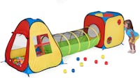 UTEX 3-in-1 Pop-Up Play Tent With Tunnel