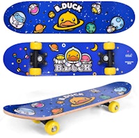 FunLittleToy B.Duck 24 Inch Skateboard for Beginner