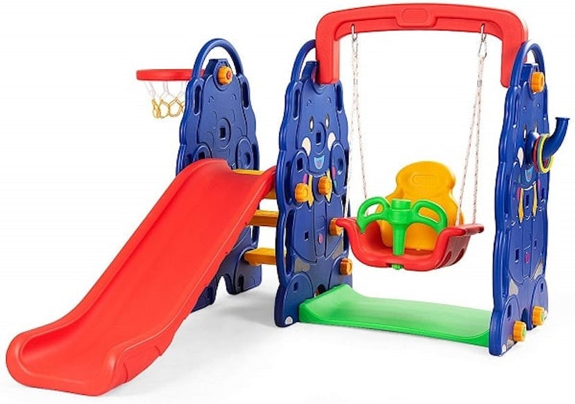 Costzon Toddler Climber 4-in-1 Playset