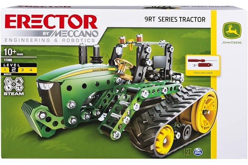 Meccano John Deere 9RT Series Tractor Erector Building Set