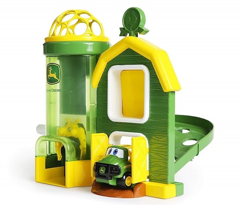 Oball Go Grippers John Deere Rev Up Barnhouse Playset