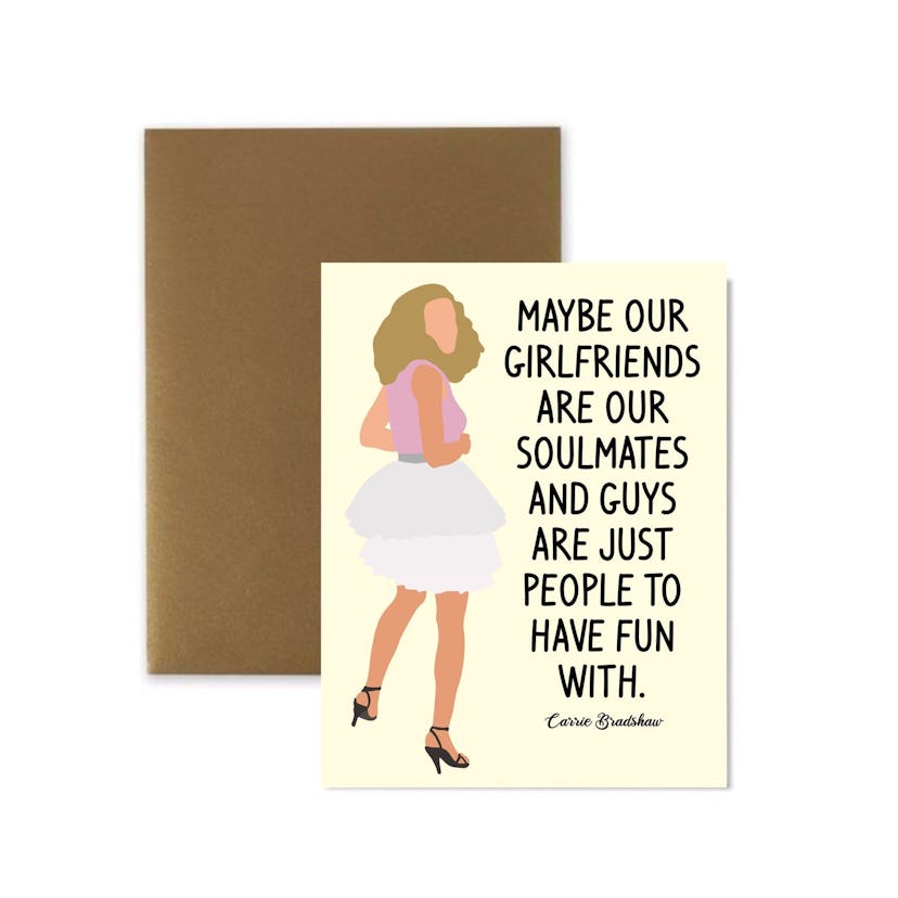Sex and the City Galentine's Day Card