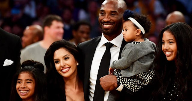 Kobe Bryant and family