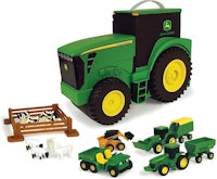 TOMY John Deere Vehicle Toy Set With Carry Case