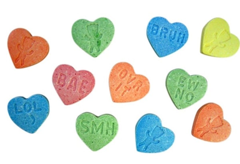 Sour Patch Kids Conversation Hearts