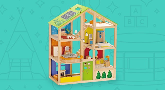 Hape Wooden Kids Dollhouse