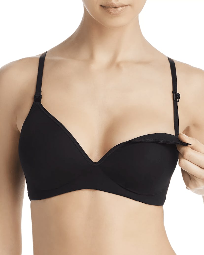 Next To Nothing Microfiber Wireless Nursing Bra by On Gossamer