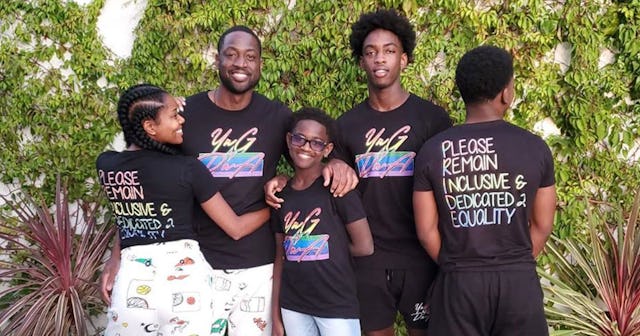 Dwyane Wade Shares How His Daughter Came Out To Him As Transgender: Dwayane Wade and family pose for...