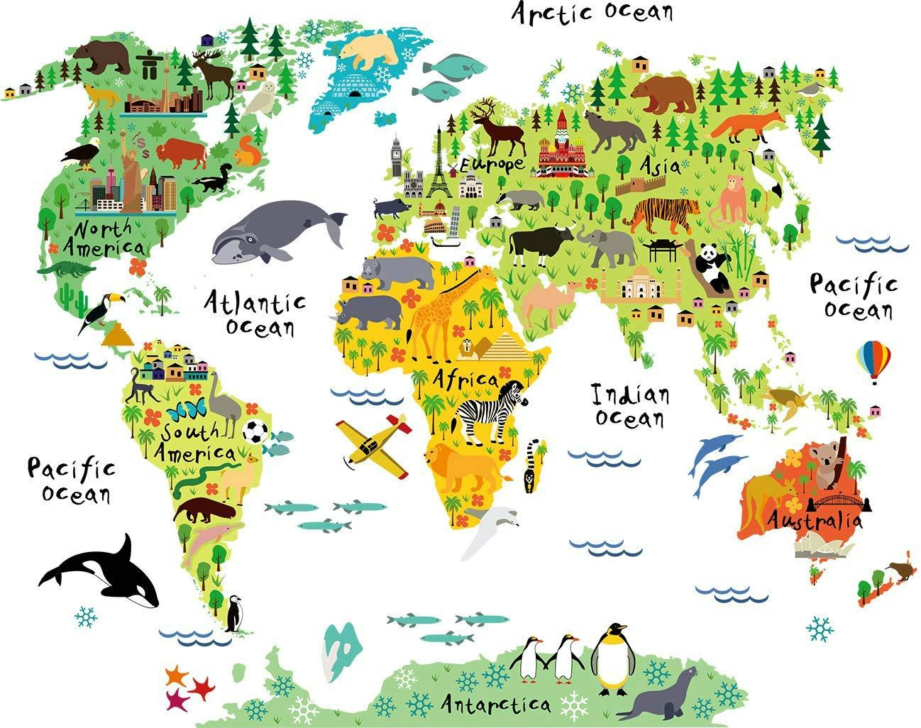 World Map For 3 Year Old Around The World In 15 Ways: The Most Educational World Maps For Kids
