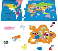 Imagimake: Mapology World with Flags & Capitals