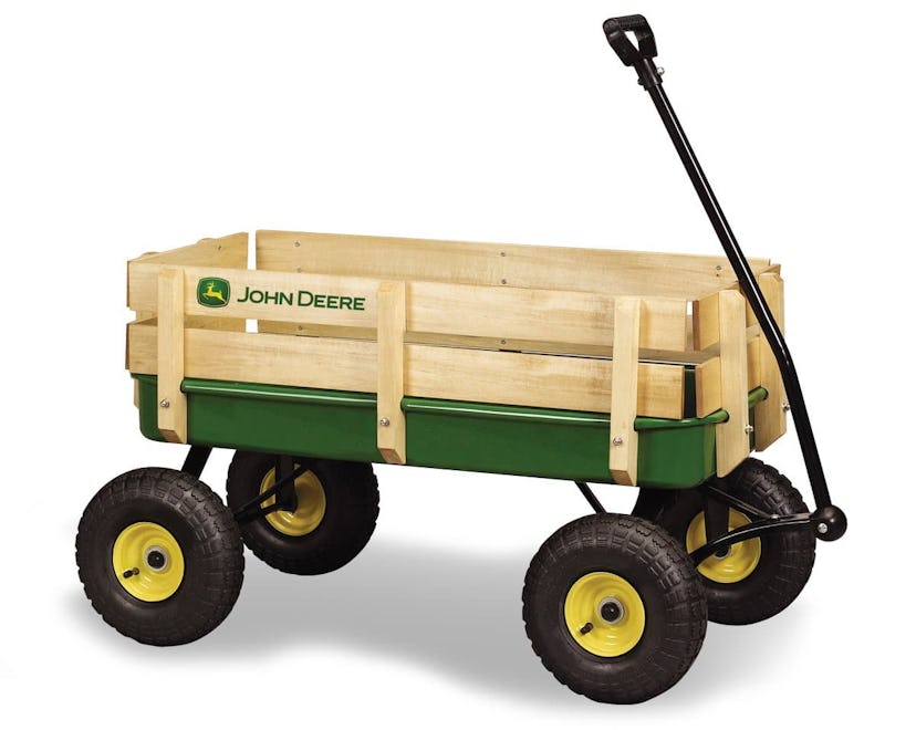 John Deere Steel Stake Wagon