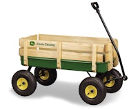 John Deere Steel Stake Wagon