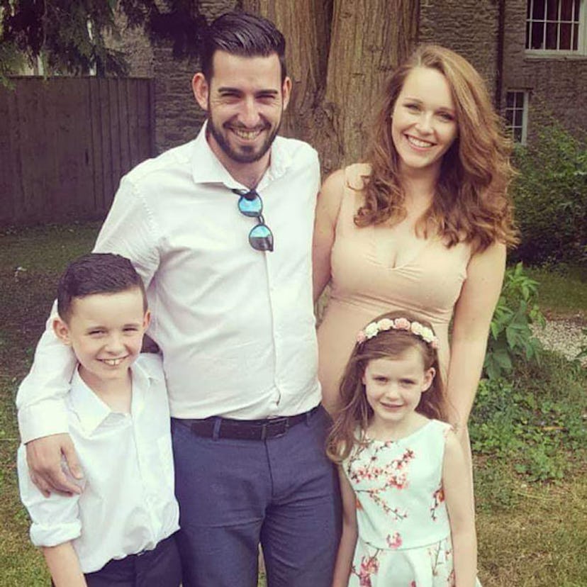 My Autism Diagnosis Came As An Adult: man, woman and two kids posing for photo