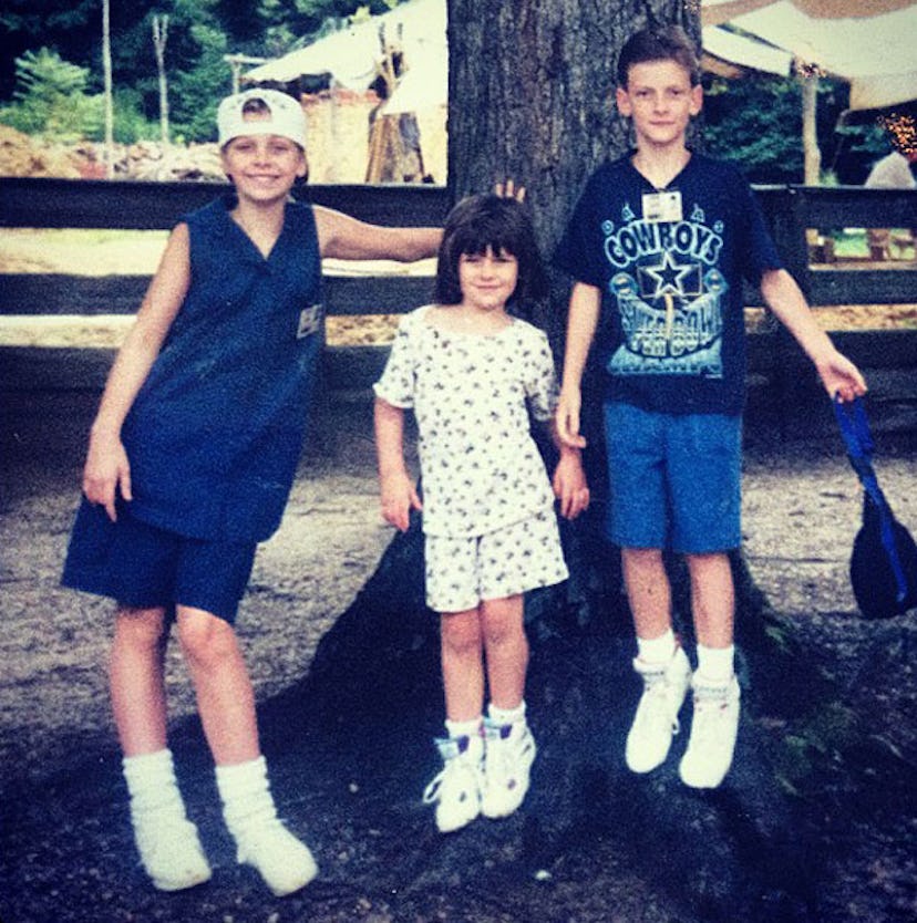 My Son Wears Dresses, And I Will Always Be Okay With That: Three kids posing by tree