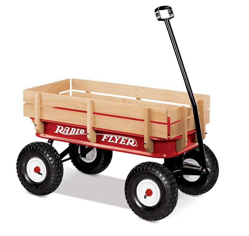 Radio Flyer All-Terrain Steel and Wood Wagon