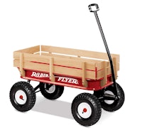 Radio Flyer All-Terrain Steel and Wood Wagon