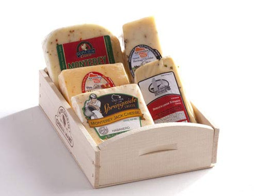 Hot and Spicy Cheese Gift Basket by Wisconsin Cheese Mart