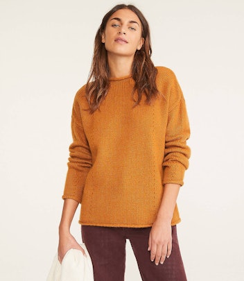 Lou & Grey Cashmere Pointelle Sweater