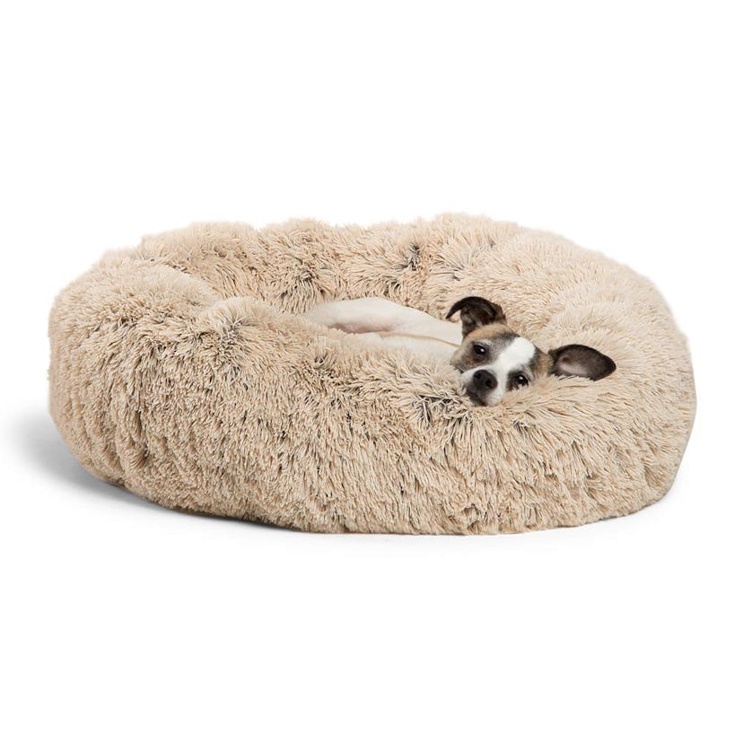 Best Friends by Sheri Calming Shag Vegan Fur Donut Cuddler