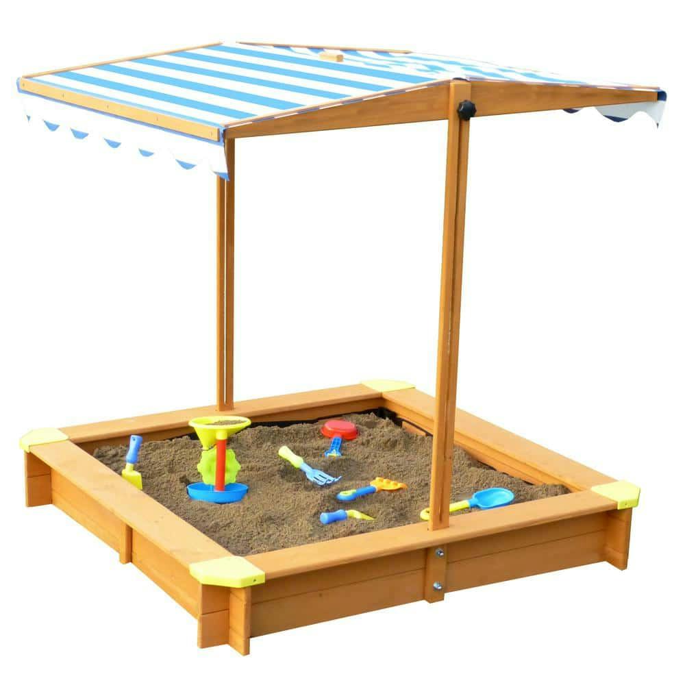 10 Of The Best Sandboxes For Kids And Toddlers — With Awnings, Seating
