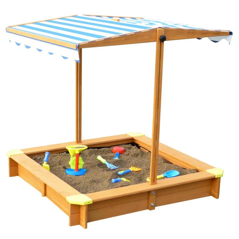 Turtleplay Sandbox with Canopy