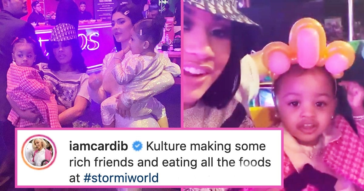 Kylie Jenner and Cardi B face backlash over Stormi and Kulture's