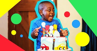 I Didn't Throw My Son A Birthday Party This Year And I Don't Regret It: Little boy excited for birth...