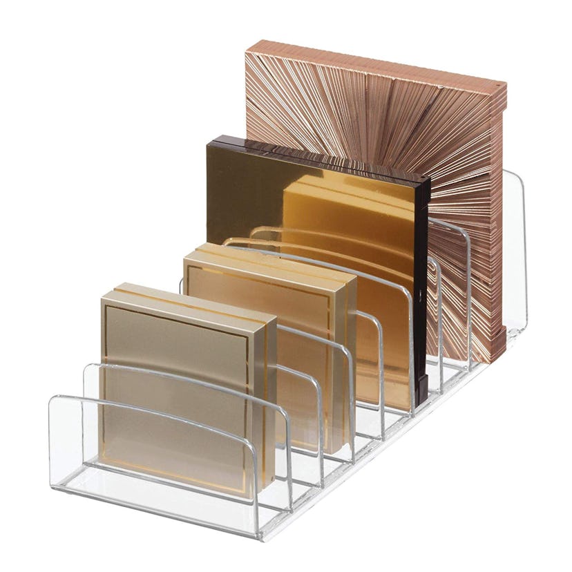 iDesign Clarity Vertical Plastic Palette Organizer 