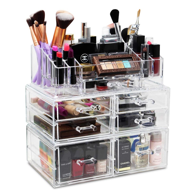 Ikee Design Deluxe Stackable Makeup Storage Organizer