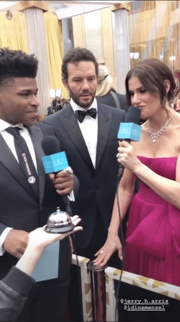 Jerry From 'Cheer' Interviewed Stars At The Oscars In True Jerry Fashion: Jerry interviewing idina m...