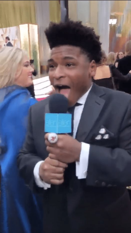 Jerry From 'Cheer' Interviewed Stars At The Oscars In True Jerry Fashion: Jerry getting excited