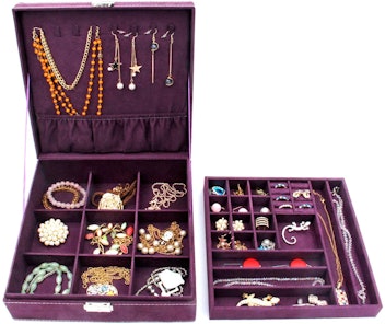 KLOUD City Two-Layer Jewelry Box Organizer