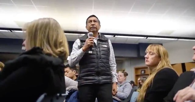 Latino Dad Asked 'Why Didn't You Stay In Mexico' After Describing His Son's Racial Abuse: Man standi...
