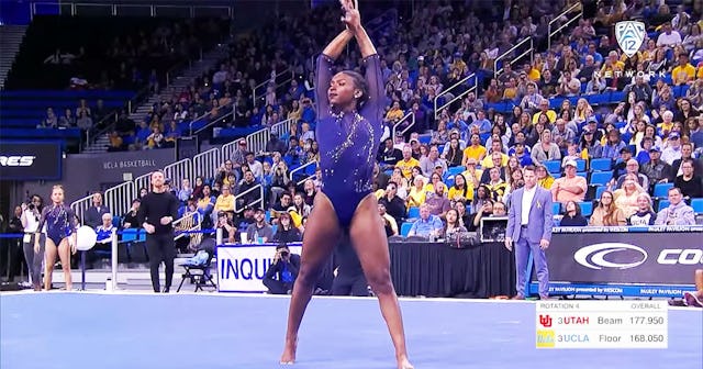 Gymnast Nia Dennis Nails Her Beyonce-Filled Floor Routine