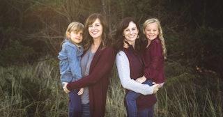 5 Ways My Parenting Has Changed Since My Niece's Brain Cancer Diagnosis: Two women holding their dau...