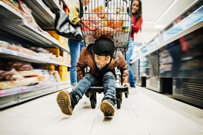 24,000 Kids A Year Go To The ER For Shopping Cart Injuries, And I Was One Of Them: Young Boy Riding ...
