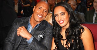 The Rock Shares Sweet Post Celebrating His Oldest Daughter Joining The WWE: The Rock and his daughte...