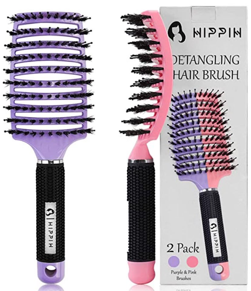 HIPPIH Boar Bristle Hair Brush