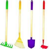 G & F Products JustForKids Kids Garden Tool Set Toy 