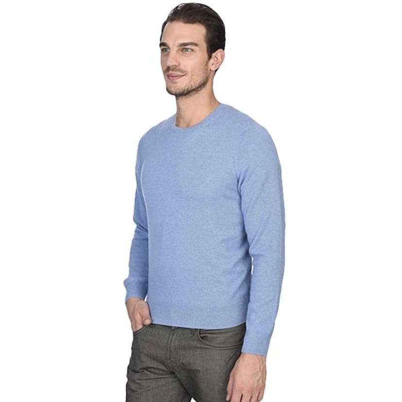 State Cashmere Men's Essential Crewneck Sweater