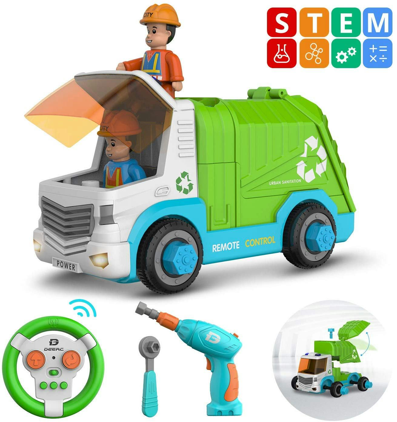 trash truck cartoon toys