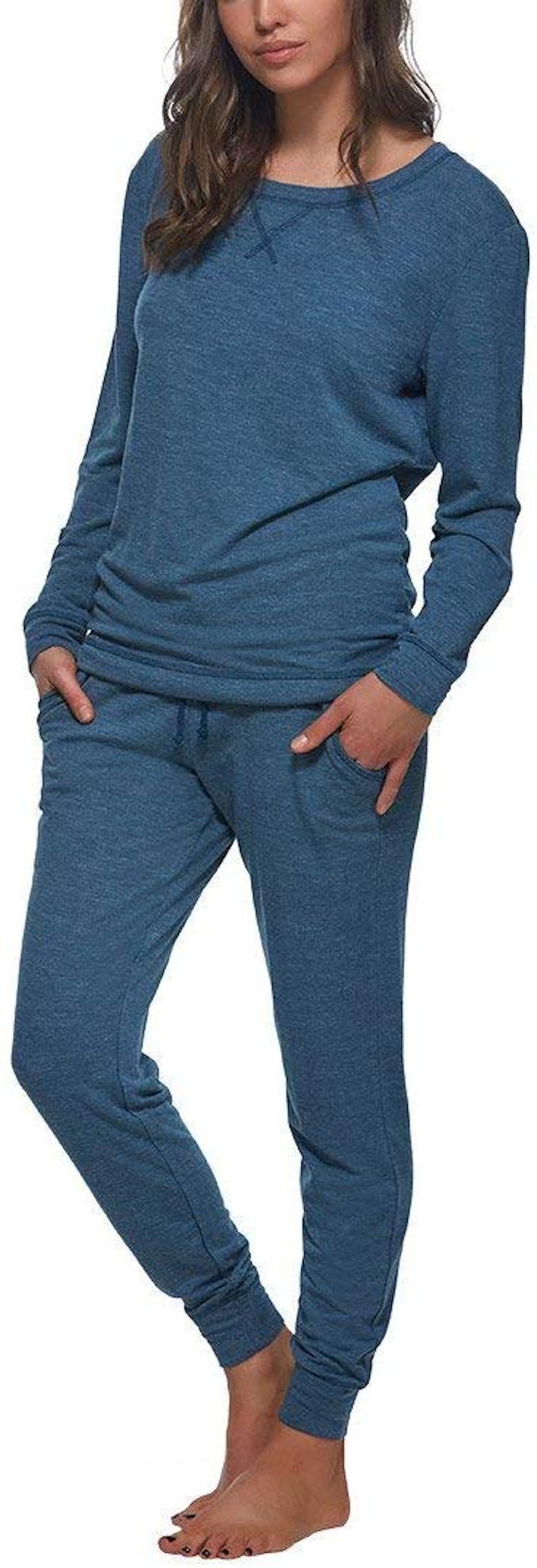 Amazon V-Notch Crew Neck and Joggers