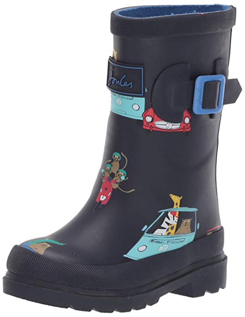 Joules Kids Welly Print Rain Boot