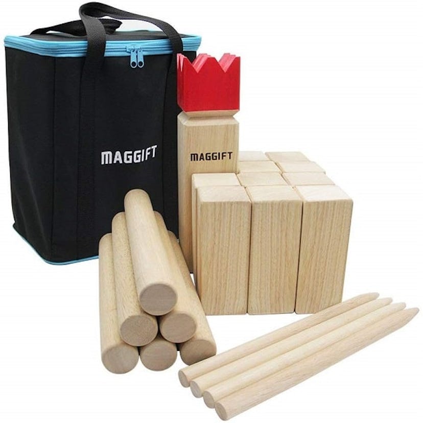 MAGGIFT Kubb Backyard Game Set