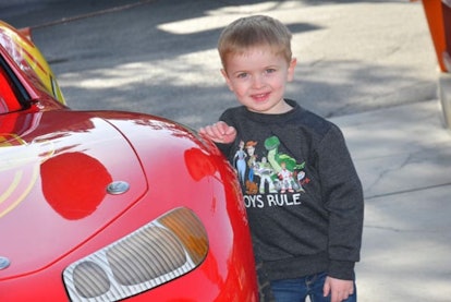 My Son Has Eosinophilic Esophagitis: small boy posing by car