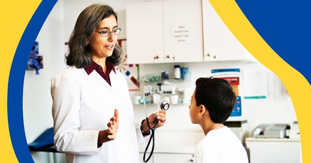 doctor talking to patient