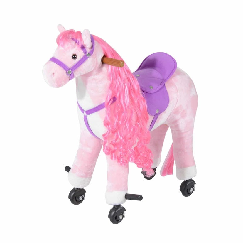 QABA Kids Walking Horse With Wheels