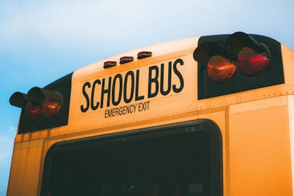 Back of School bus