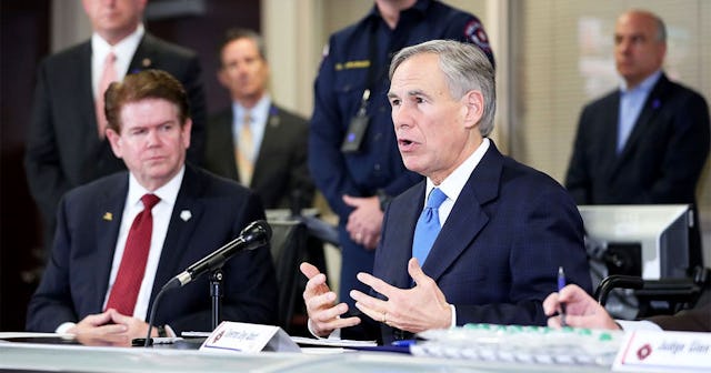 Texas Governor Abbott And Local Officials Hold Press Conference On Coronavirus